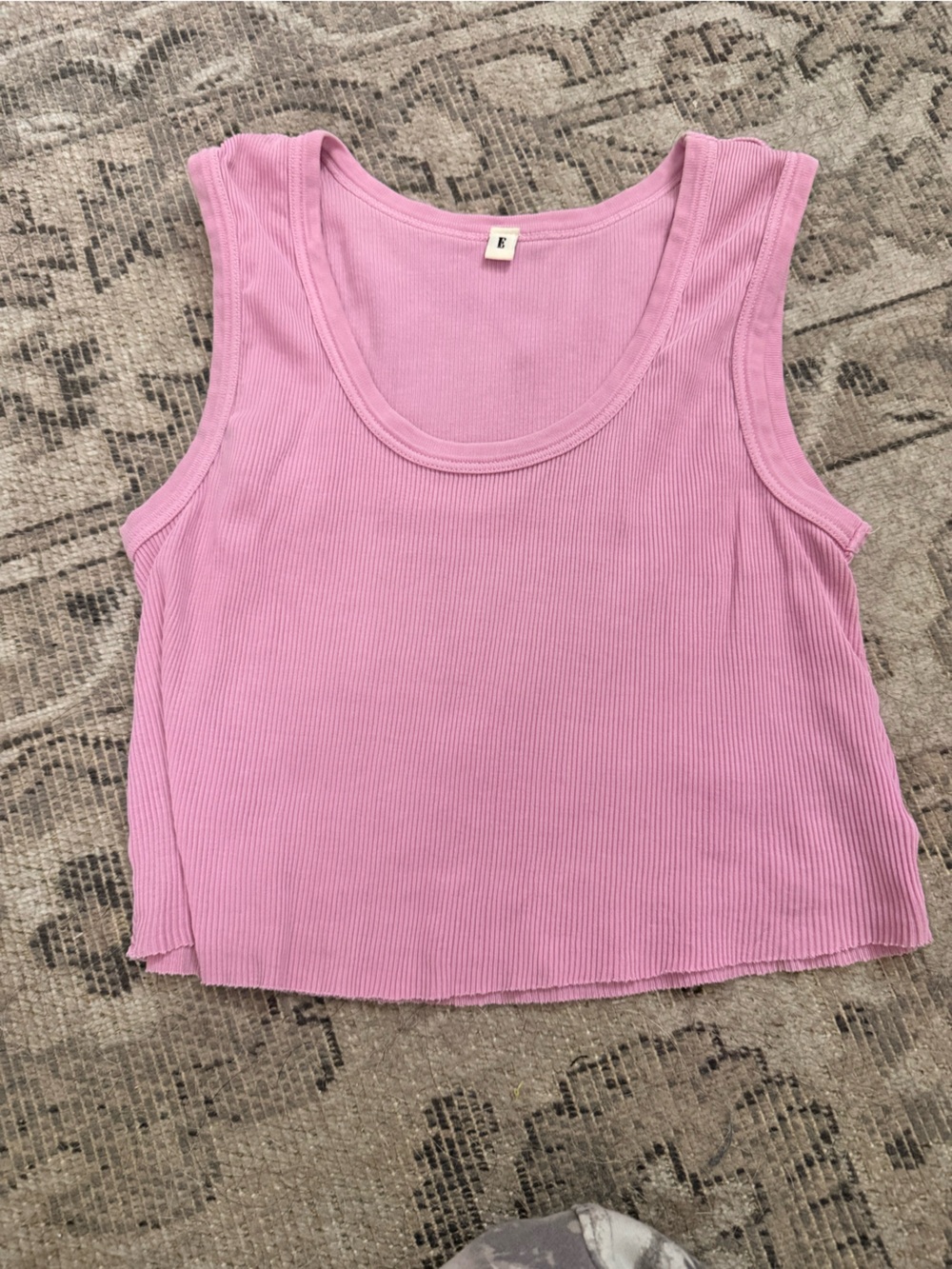 Women’s Ribbed Crop Tank
